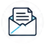 Graphic of icon of email.